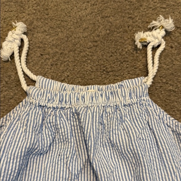 H&M Blue and White Striped Girl’s Casual Dress - Picture 2 of 5